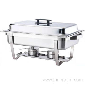 Stainless Steel Mirrored Hotel Banquet Buffet Table